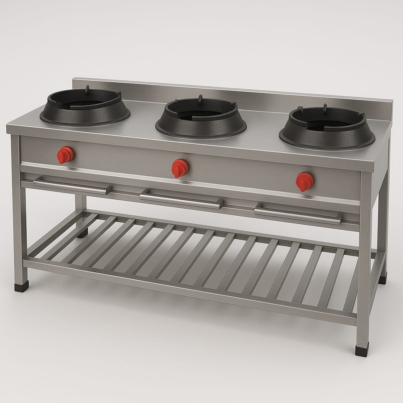 Three Burner Range