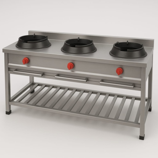 Three Burner Range